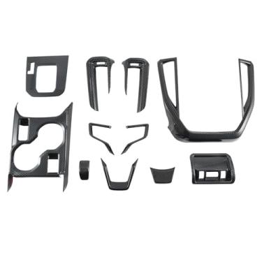 Imagem de Tempsnow Capa de painel de mudança de marchas para Subaru Forester 2025+ com acabamento de volante, painel de suporte de copo dianteiro, etc. Capa de acabamento do console central