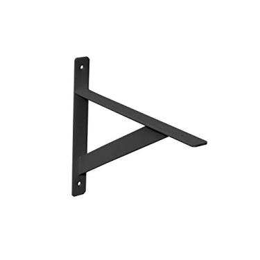 Imagem de PRAT.K Suporte Preto 40 cm – Para Prateleira (Mão Francesa Reforçada), Segurança e Durabilidade