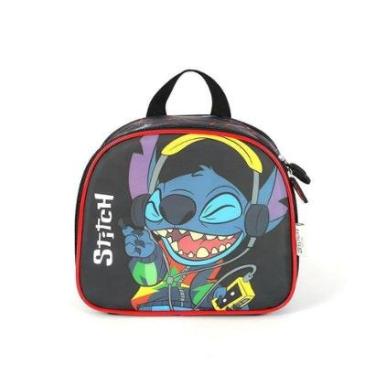 Imagem de Lancheira Escolar Luxcel Stitch Crazy Preto-Masculino