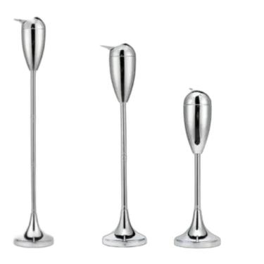 Imagem de Cinzeiro Telescópico Inox Chão Alto Cromado 3 Alturas