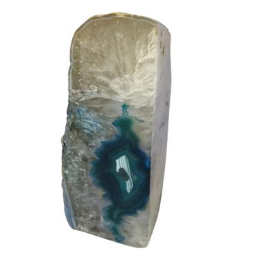 Imagem de Pedra Natural Geodo Ágata Verde 1,7 Kg Decoração