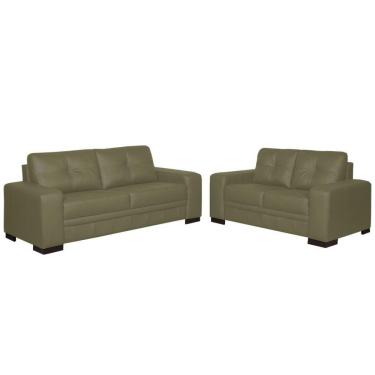 Imagem de Sofá 2 e 3 Lugares Milano Couro Fendi Gran Belo