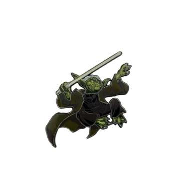 Imagem de Star Wars Broche esmaltado Yoda 7,6 cm – Brilha no escuro – Exclusivo 2025