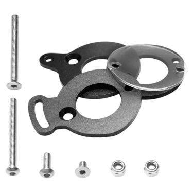 Imagem de harayaa Kit de suporte de motor RC Parts Upgrade 1:10 em liga de alumínio para chassi para CW-01. Peças de reposição profissionais, leves e de fácil