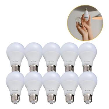 Imagem de 10 Uni Lâmpada Iluminação Led Nitrolux 9w Potência Branco
