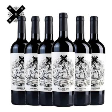 Imagem de Kit 06 Un. Vinho Tinto Cordero Con Piel De Lobo Malbec 750ml