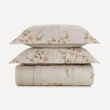 Imagem de Colcha Queen com 2 Porta-travesseiros Algodão Nice Karsten, U