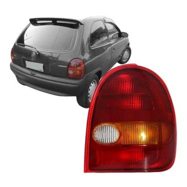 Imagem de Lanterna Traseira Corsa 1994 Até 1999 2 Portas Wind Tricolor - Renov, 