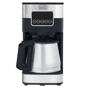 Imagem de Cafeteira Black&Decker CM350G 1,5L 900W Gourmand Gris 127V Preto Inox 