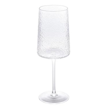 Imagem de Conjunto De Taças De Cristal Martelado Para Vinho 6 Peças 600 Ml Petra Lyor