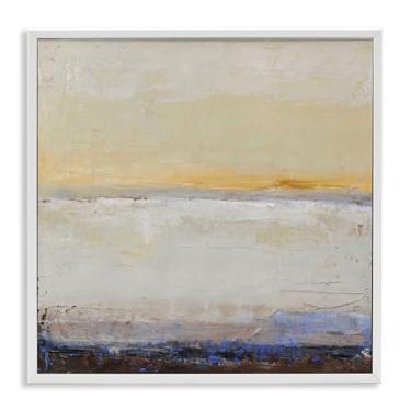 Imagem de Stupell Industries Arte giclée emoldurada preta Sweeping Subtle Horizon, design por Design Fabrikken, 43 x 43 cm