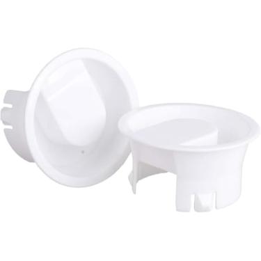 Imagem de Tampas de jarra de água, 2 peças de tampas de jarra de vidro de grau alimentício à prova de poeira à prova de respingos rolhas de garrafa para jarro de água jarra de vidro bistrô