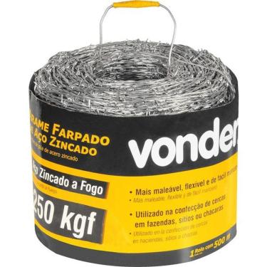 Imagem de Arame Farpado 250kgf 500 Metros - Vonder