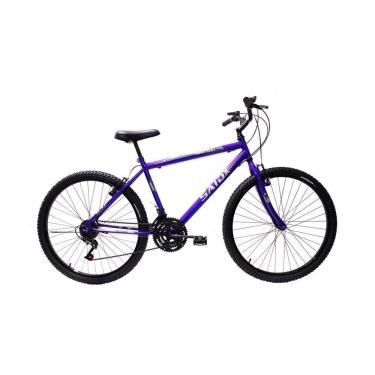 Imagem de Bicicleta Aro 26 Masculina De Passeio 18 Marchas Saidx Azul