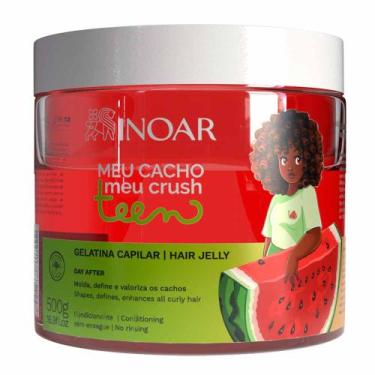 Imagem de Gelatina Melancia Inoar Meu Cacho Meu Crush Teen, 500g