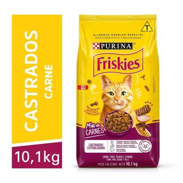 Imagem de Ração FRISKIES Gatos Castrados Mix de Carnes 10,1kg