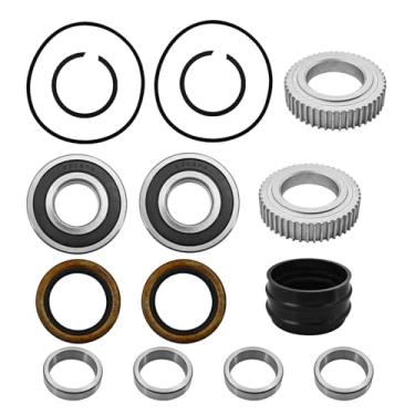 Imagem de 90310-50006 Kit de rolamento e vedação do eixo traseiro de 16 peças compatível com Toyota 4Runner RZN180 1996-2002 para Tacoma 1995-2004 Substituir # 90520-36045 42423-20010