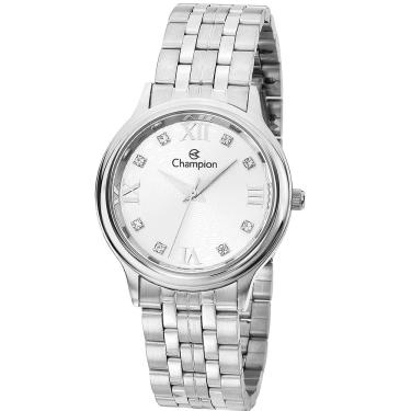 Imagem de Relógio CHAMPION feminino analógico prata CN25494Q