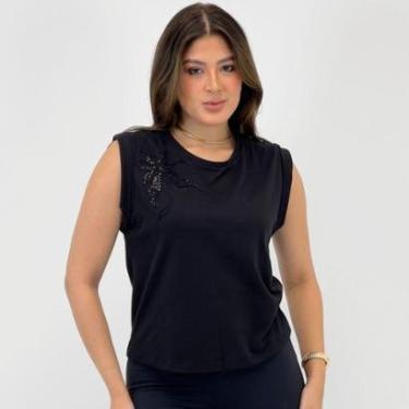 Imagem de Blusa Beagle Regata com Bordado Feminina-Feminino