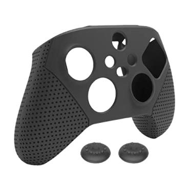 Imagem de Prettyia Capa protetora de controlador para Xbox Series S X Controller, capas de silicone anti-derrapante macio, protege contra poeira, arranhões - preto