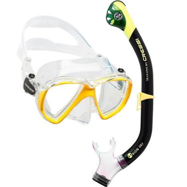 Imagem de Kit de Mergulho Máscara+Respirador Cressi Ranger + Orion Dry-Unissex
