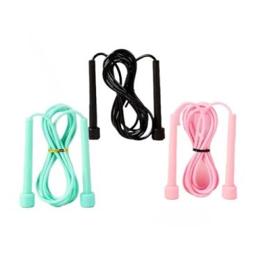 Imagem de Cordas de Pular Profissional Ajustável de PVC 250cm com Empunhaduras de 12cm (Aleatorio/Sortidos - TRC8971)