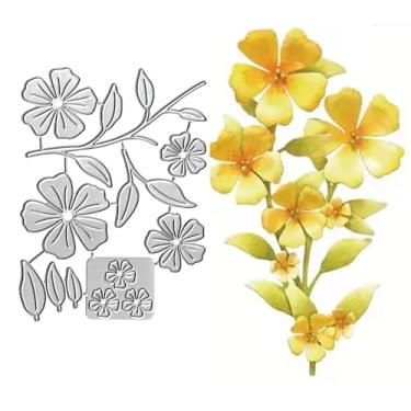 Imagem de Moldura de folha de flor, moldes de corte de metal, estênceis de corte para álbum de recortes, faça você mesmo, álbum de recortes, decoração para fazer cartões de papel em relevo