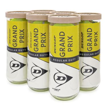 Imagem de Bola de Tênis Dunlop Grand Prix Regular Duty Saibro - Pack com 6 Tubos