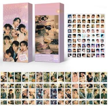 Imagem de Finifana Conjunto de 420 peças de cartões fotográficos Stray-Kids, Stray-Kids Karam Hollow Album Cartões postais para coleção Stay Fans (rosa)