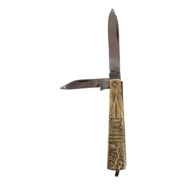 Imagem de Canivete Basilica Aparecida Folheado - Anos 70