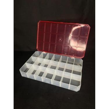 Imagem de Caixa Organizadora 21 divisões organizador (Tampa vermelha)