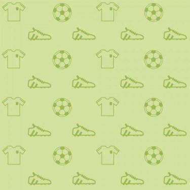 Imagem de Papel De Parede Infantil Futebol E Chuteira