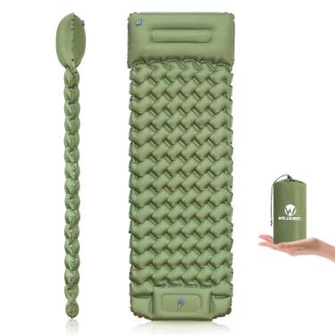 Imagem de Colchoneta Inflable WILDOMS para Camping de 10 cm de Grosor con Bomba
