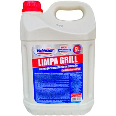 Imagem de Desincrustante Grill Alcalino Limpa Chapa E Grelhas - 5 L - valencia