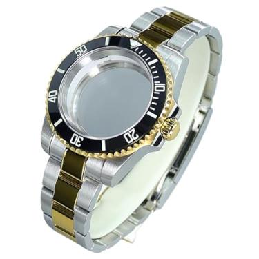 Imagem de FEIYASHI Relógio masculino Pro Sports Mergulho com caixa de 40 mm para NH35/34/36 Miyota8215 ETA2824 Movimento, Tampa inferior de vidro 6, For Miyota8215 8205 Movement, Caixa de relógio de luxo