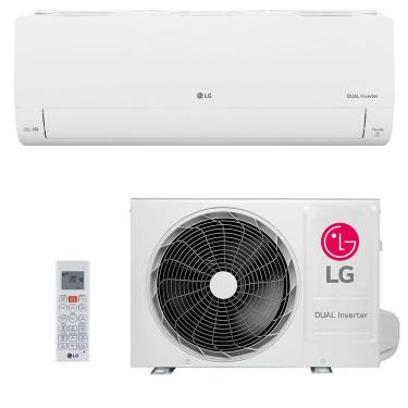 Imagem de Ar-Condicionado Split Inverter 9000 BTUs LG AI Dual Inverter Voice Só Frio S3-Q09AA31D 110V