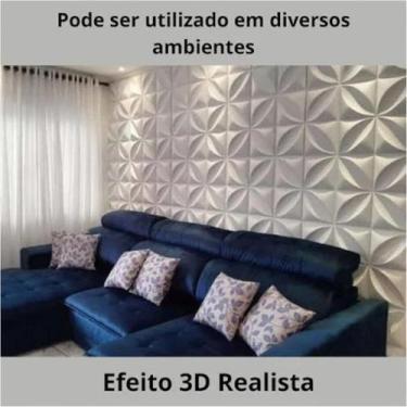 Imagem de Papel de Parede Adesivo PVC Estampa Folhas 5 Metros  Autocolante, Lavá