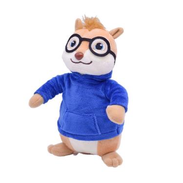 Imagem de Boneca de brinquedo de pelúcia Alvins And Chipmunks Anime 18cm