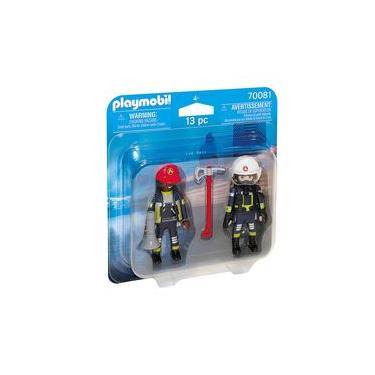 Imagem de Playmobil - Boneco Bombeiro De Resgate - Blister - 70081