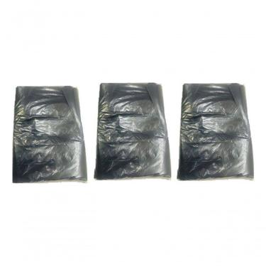 Imagem de Saco De Lixo 60 Litros Intermediário Com 300 Unidades Cor Preto