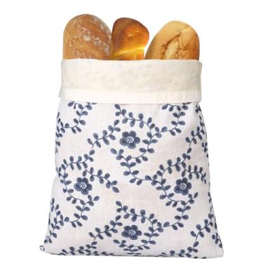 Imagem de KHZSPP 1 Pç/2 Pçs Sacos de Pão de Cera de Abelha Reutilizáveis para Massa Fermentada Caseira, Sanduíches, Guardador Hermético de Frescura, Sacos Portáteis de Pão com Forro de Cera para Acampamento