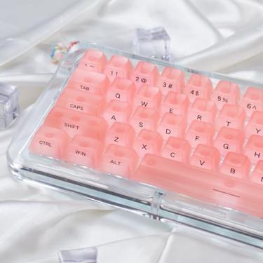 Imagem de 119 Keys Pink Jell Keycaps MDA Profile Keycaps Set fit for 61/64/87/104/108 Cherry Mx Switches Mechanical Keyboard