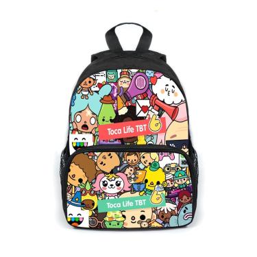 Imagem de Mochila escolar Toca Bocas Anime Kids Children Poliéster