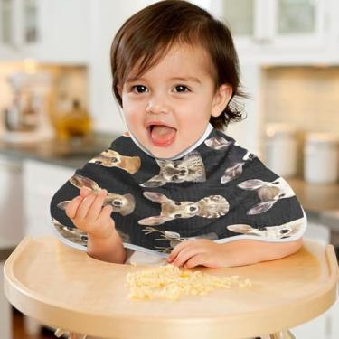 Imagem de Panos para Arrotar Musselina para Bebês 56 x 28 cm Toalhas de Bebê Absorventes Macias Animais Fofos Trapos de Algodão para Bebês Meninos e Meninas 1 Pacote