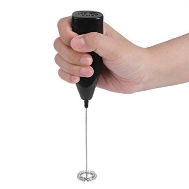 Imagem de LiebeWH Batedor de Ovos para Espuma de Leite, Misturador Elétrico Portátil de Espuma Operado por Bateria para café, Latte, Cappuccino Quente, Mini Batedor de Ovos Elétrico para de Leite, Bateria
