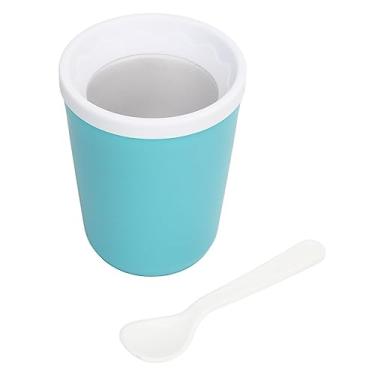 Imagem de Cryfokt Copo de Resfriamento Rápido para Bebidas DIY, Material Fresco e Lamacento Favorável Ao Meio Ambiente para Casa, Escritório, Capacidade de 180ml (Azul)