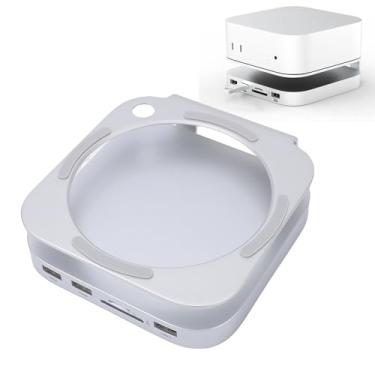 Imagem de Zyyini Dock para Computador de Mesa, Estação de Acoplamento 6 Em 1 TIPO C Com 2 Portas USB A de 10 Gbps e Gabinete SSD M.2 NVMe de 8 TB, para Thunderbolt 5 4 3 e Dispositivos USB