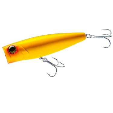 Imagem de Isca de sal flutuante YO-Zuri 3D Inshore Popper 70 mm cor amarela