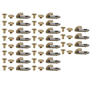 Imagem de Generic Liga Durável Gancho Rebites Fita para Bronze Caminhadas Sapatos Prendedor Peça Acessórios de Roupas para Crianças Sacos de Documentos 60 Peças