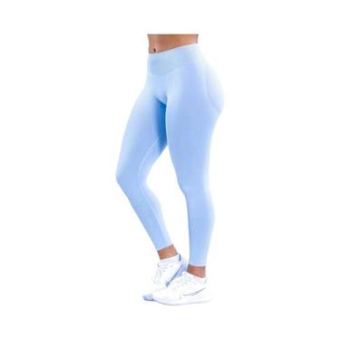 Imagem de Leggings Esportivas Sem Costura De Cintura Alta Para Mulheres Com Pain